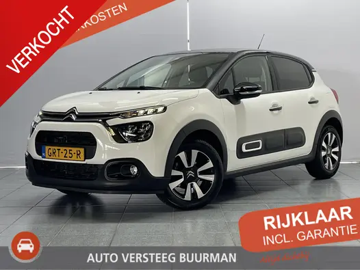 Citroën C3 1.2 PureTech Feel Edition Automaat, Trekhaak, All-seasons, Carplay