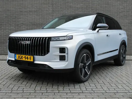 Jaecoo 7 Exclusive Automaat, Schuif-Kanteldak, 1500 KG trekgewicht, Navigatie, 19" LM velgen, Elektrische achterklep, Luxe lederen bekleding, 7 jaar garantie