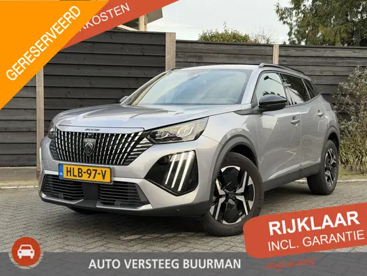 Peugeot 2008 Allure 1.2 Hybrid 145PK e-DCS6 Automaat Navigatie, Rondomzichtcamera, Keyless, Adaptieve Cruise Control, Climate Control, Apple Carplay, Android Auto
