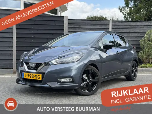 Nissan Micra N-Sport 1.0 IG-T 92PK Airco, Parkeersensoren, Leder & Alcantara, Elektrische Ramen, Trekhaak, Navigatie, Audio BOSE Premium
