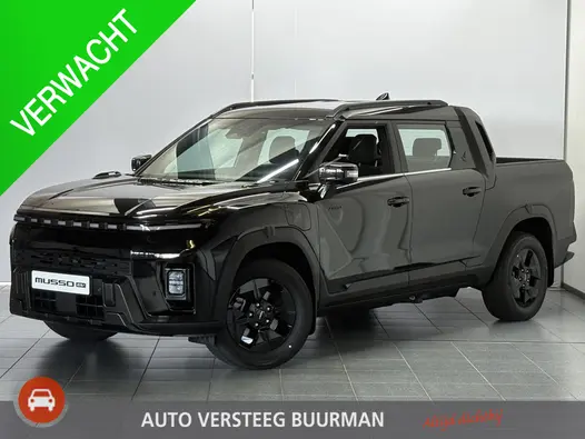 KGM Musso EV Black Line 80.6 kWh 4WD Luxe leder/suede bekleding, Schuifdak, Navigatie, 4x4, 2300kg trekgewicht!