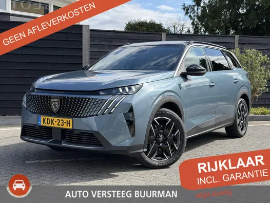 Peugeot 5008 GT 1.2 Hybrid 136PK e-DCS6 Automaat Navigatie, Achteruitrijcamera, Stoelverwarming, Stuurwielverwarming, Elektrische Kofferbak