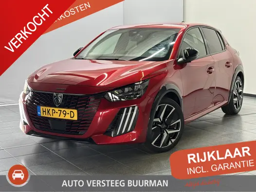 Peugeot 208 1.2 Hybrid 145 e-DCS6 GT Automaat, Cruise/Climate control, Navigatie, Apple carplay/Android auto, Achteruitrij camera, LM velgen,