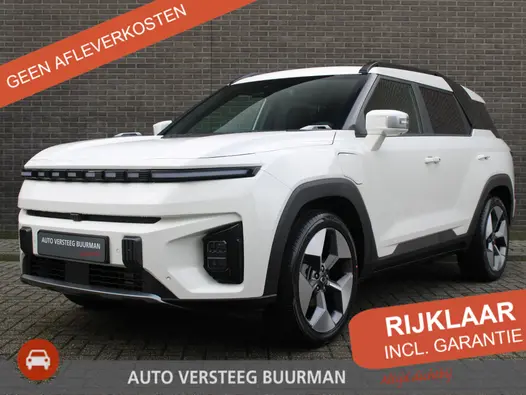 KGM Torres EVX Titanium 73.4 kWh 207pk, Grand White, 20"inch LM velgen Trekgewicht 1.500 KG. 7 jaar garantie!