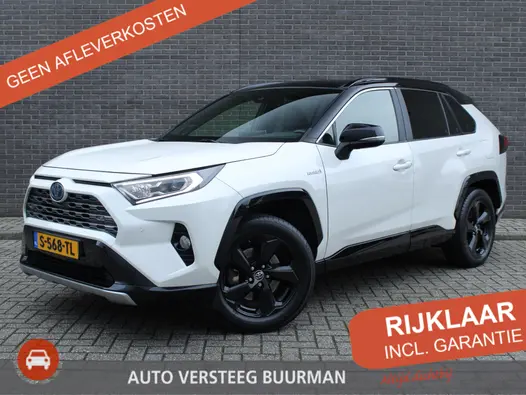 Toyota RAV4 2.5 Hybrid Bi-Tone JBL AUDIO, Automaat, Elektr. Achterklep, Stoelverw., Dodehoek detectie, Keyless Entry/Start, Navigatie, Achteruitrijcamera, Cruise/Climate Control