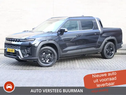 KGM Musso EV Blackline 80.6 kWh 4WD Elektr. stoelen, Elektr. schuif/kanteldak, Achteruitrijcamera, CruiseControl, Keyless Entry/Start, 1800kg trekgewicht!