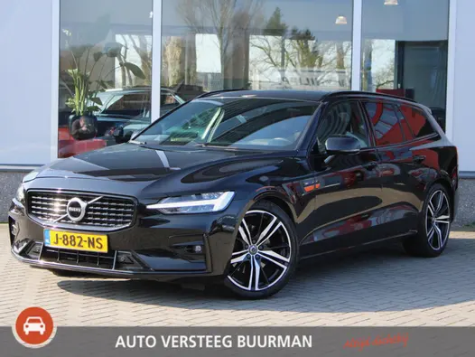 Volvo V60 2.0 B3 R-Design Automaat Origineel Nederlands, Elektrisch Verstelbare Stoelen, Lederen Bekleding, Elektrische Achterklep, Cruise & Climate Control