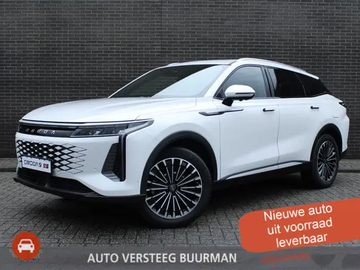 Omoda 9 SHS 1.5T-GDi SHS-P Premium PHEV 34,46 kWh, 20"LM velgen, Elek.schuif/kanteldak, 360 Camera, 1.500 kg trekgewicht