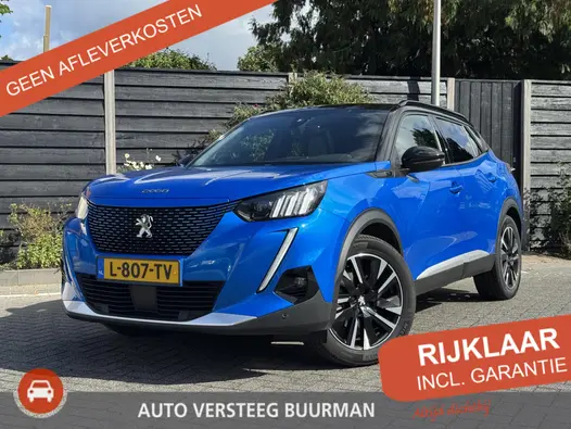 Peugeot e-2008 GT Pack 50 kWh 136PK Automaat Inclusief batterijtest, Navigatie, Achteruitrijcamera, Keyless, Panoramadak, Alcantara, Stoelverwarming