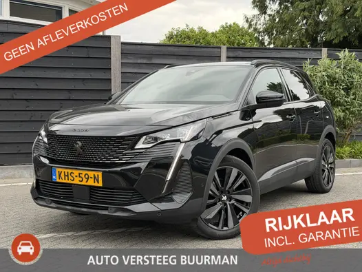 Peugeot 3008 GT 1.2 PureTech 130PK EAT8 Automaat Blackpack, Navigatie, Achteruitrijcamera, Keyless, Stoelverwarming, Elektrische Kofferklep, Apple CarPlay, Android Auto