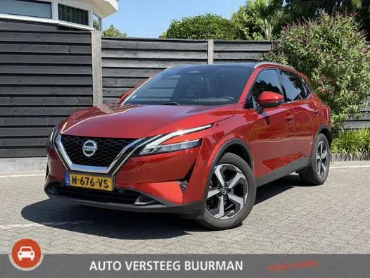 Nissan QASHQAI Tekna 1.3 MHEV 158PK Navigatie, Trekhaak, Rondomzichtcamera, Keyless, Panoramadak, Elektrische Kofferklep, Stoel, Stuur & Voorruitverwarming