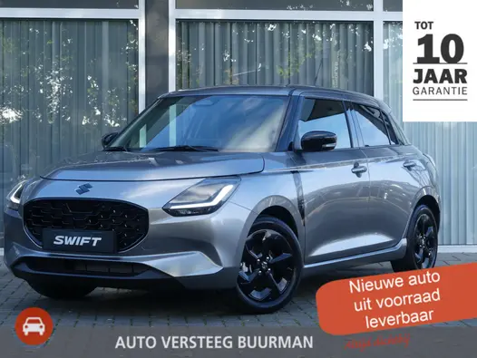 Suzuki Swift 1.2 Edition 60 Smart Hybrid UIT VOORRAAD LEVERBAAR! Lederen bekleding, Suzuki Logo's & Licht metalen Velgen Zwart